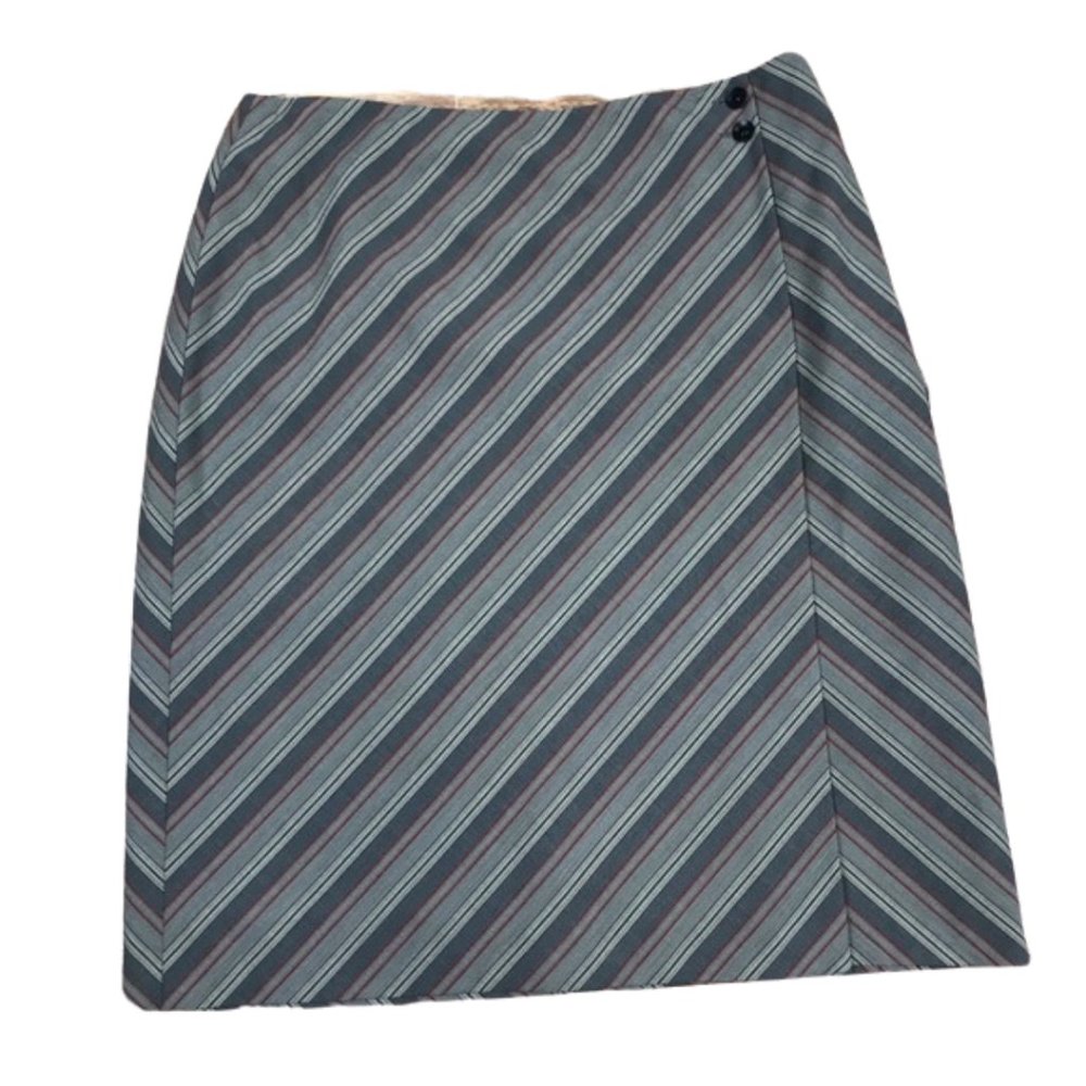 CASLON Vintage Striped Career Pencil Skirt